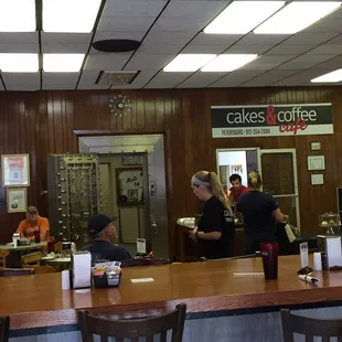 View from the counter