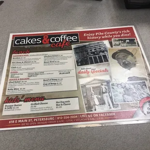 sushi and sashimi, menu