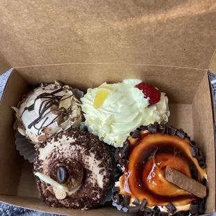 These cupcakes were amazing.  Looking forward to my next visit