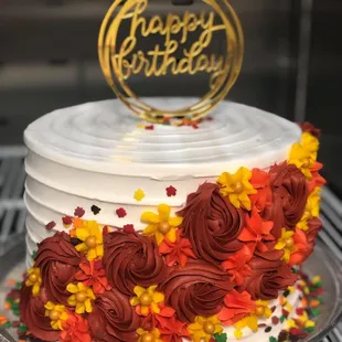 Fall Birthday Cake