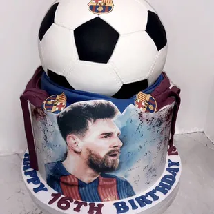 Lionel Messi Cake