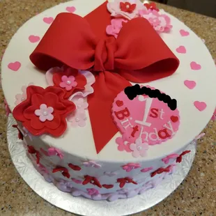 Valentine-themed birthday