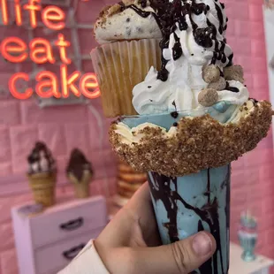 Cookie Monster Milkshake