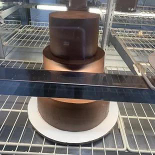 I'd destroy this chocolate cake.