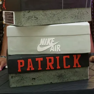 Nike &quot;Jordan&quot; Shoe Box Cake!