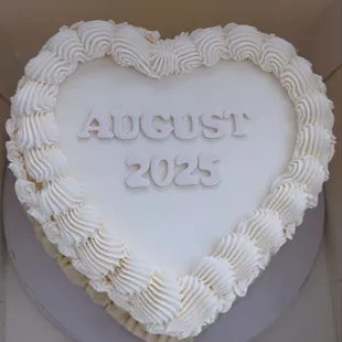 Gender reveal cake