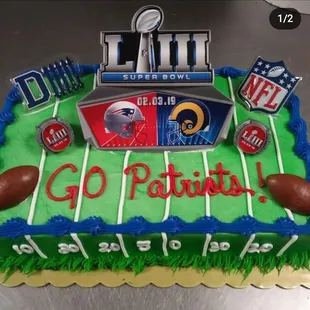 Patriots cake