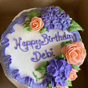 a birthday cake in a box