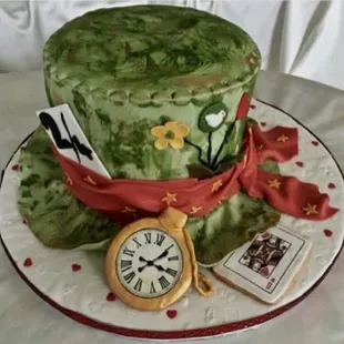 Fondant Mad Hatter cake
