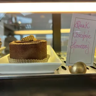 Dark chocolate Hennessey, $7.50, February 2024