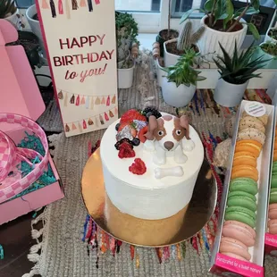 Birthday Puppy Cake- Custom Cake by Karl