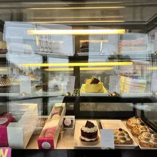 The small display case of offerings.