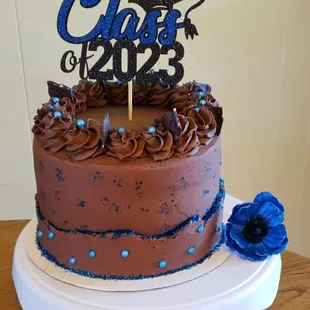 Graduation Cake Chocolate Cake Chocolate Buttercream
