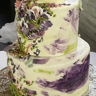 a wedding cake
