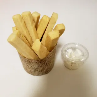 Cookie fries from one of the popups, complete with frosting dip and sprinkles (not pictured).  Ridiculously clever and tasty.