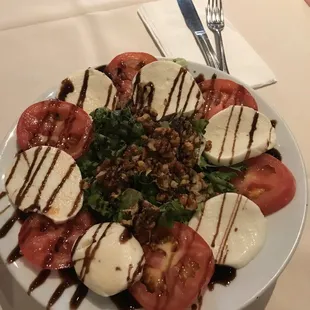 Tomato Caprese salad. Delicious