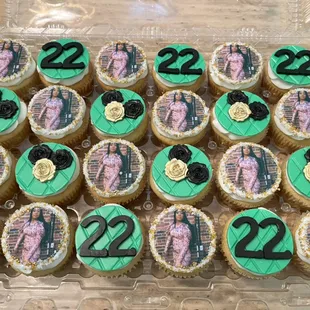 Custom picture cupcakes