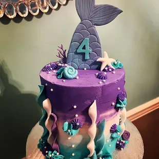 Custom birthday cake
