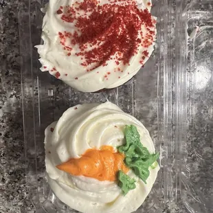 Red Velvet Cup Cake Carrot Cupcake