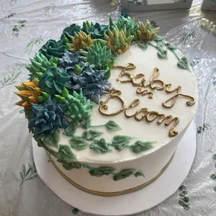 Custom Baby Shower Cake