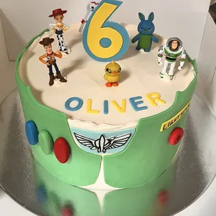 Toy story themed buttercream cake