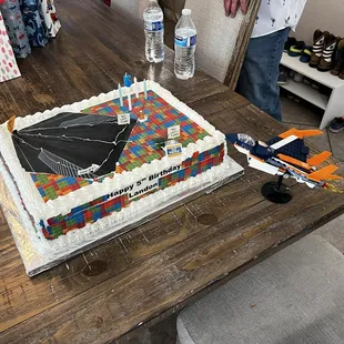 Our Lego theme cake!