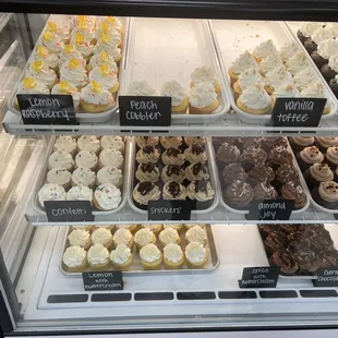 Gourmet cupcake selection