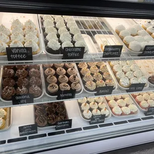 Gourmet cupcake selection