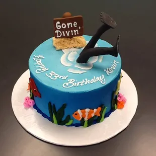 a birthday cake for someone