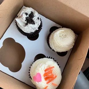 We get Oreo, carrot and vanilla crave.