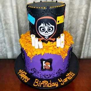 Disney coco theme cake!