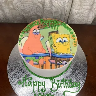 Spongebob cake