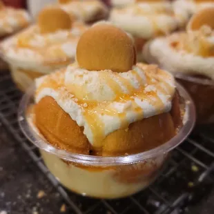 Salted Caramel Banana Pudding with Toffee Moonshine from Florida Cane Distillery