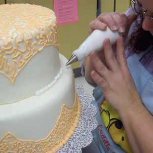 Student preparing for graduation