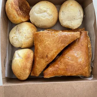 Box of guava cheese and sweet bread