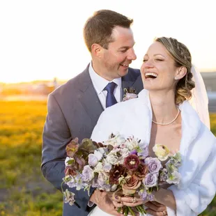 Bride &amp; Groom at Cal Aero Events