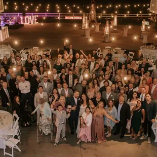 Catwalk was also used for our photographer to go up and do a group photo during our reception.