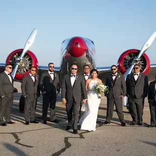 Hubby is a aviation fanatic. So we had to use every plane available. Lol