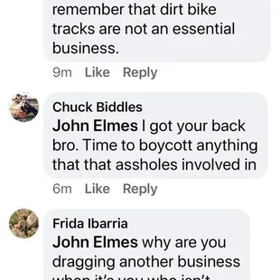 My original comments.