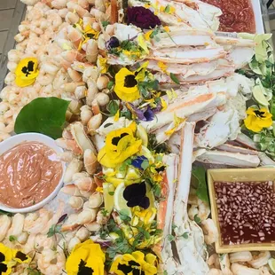 Wedding Buffet Seafood Table