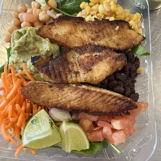 Blackened Fish Salad