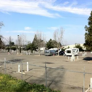 Parked at the Cal Expo RV Park