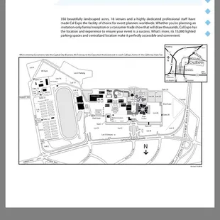 Map of Expo with RV Park.