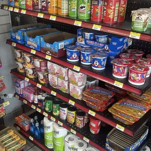 Clean store and fully stocked.