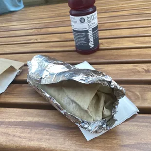 Chicken wrap.