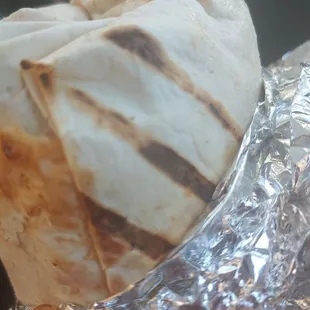 Tortilla wrapped shawarma... Was such a disappointment