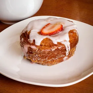 Whipped Strawberry Cronut