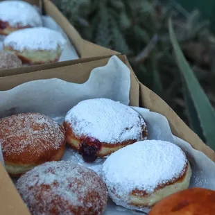 a variety of pastries