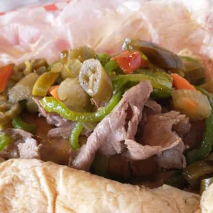 Italian beef and sausage