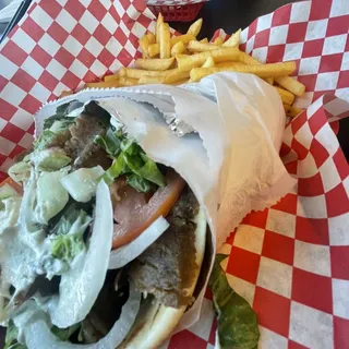 Gyro Sandwich Meal